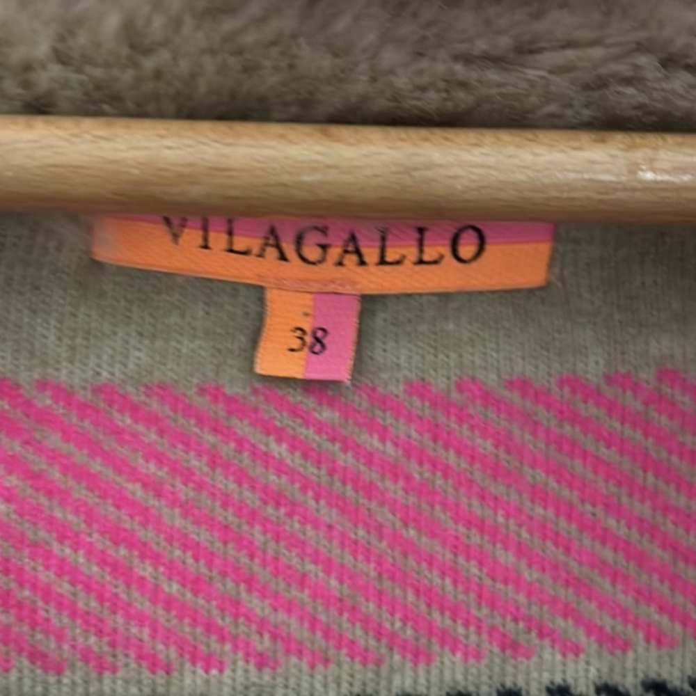 Anthropologie Vilagallo Hot Pink Teddy Coat - Picture 7 of 12